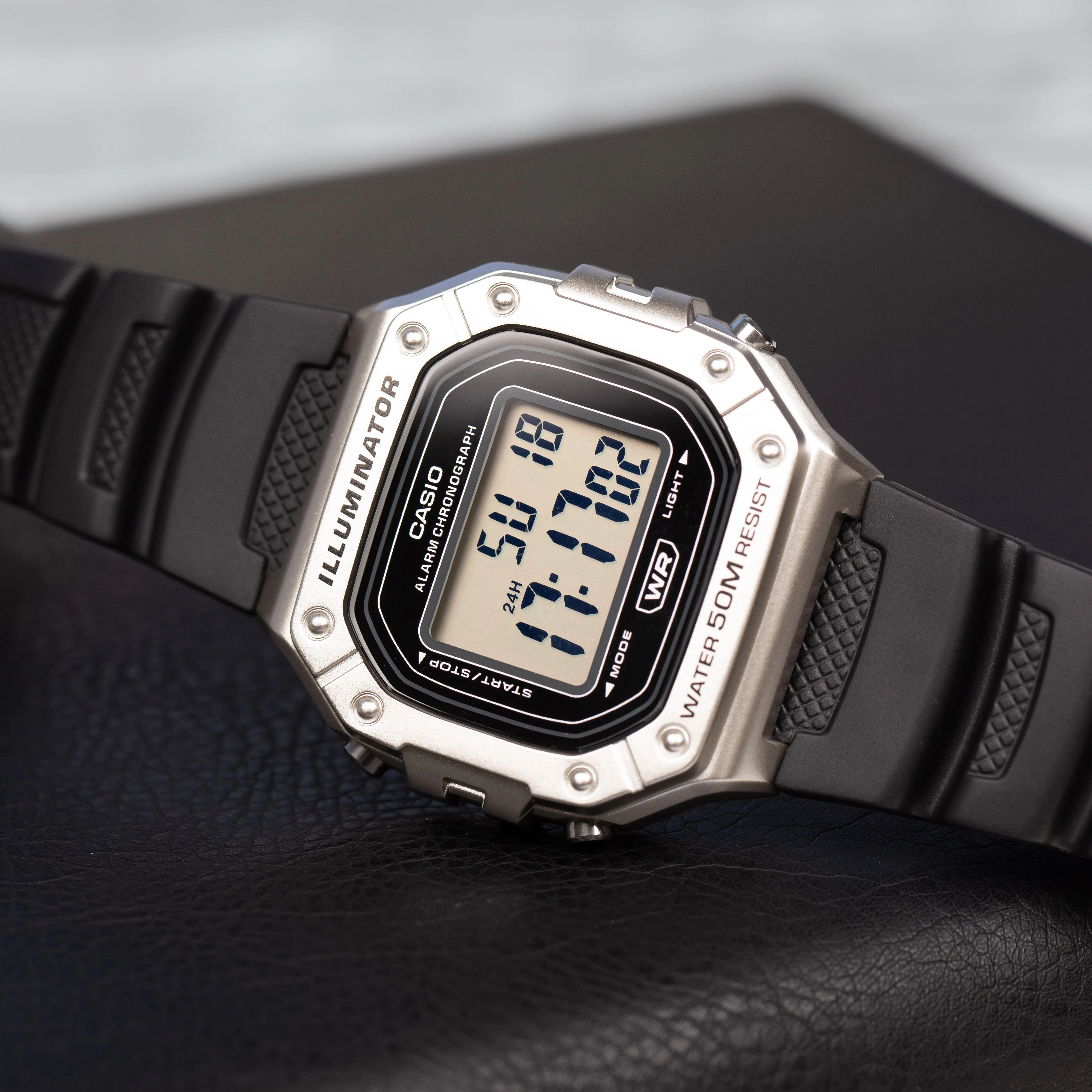 Digitale Damenuhren Casio Illuminator W218HM-7A Digital