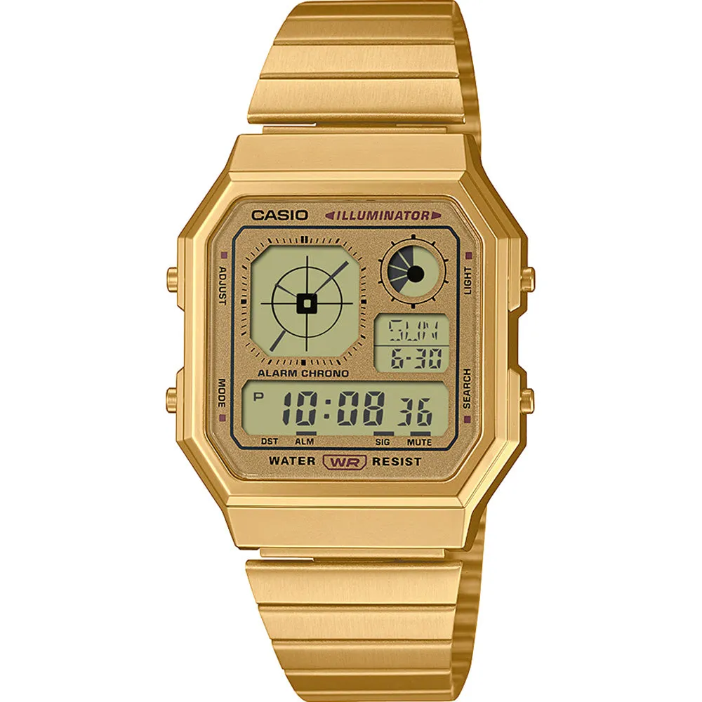 Digitale Damenuhren Casio Vintage A130WEG-9A