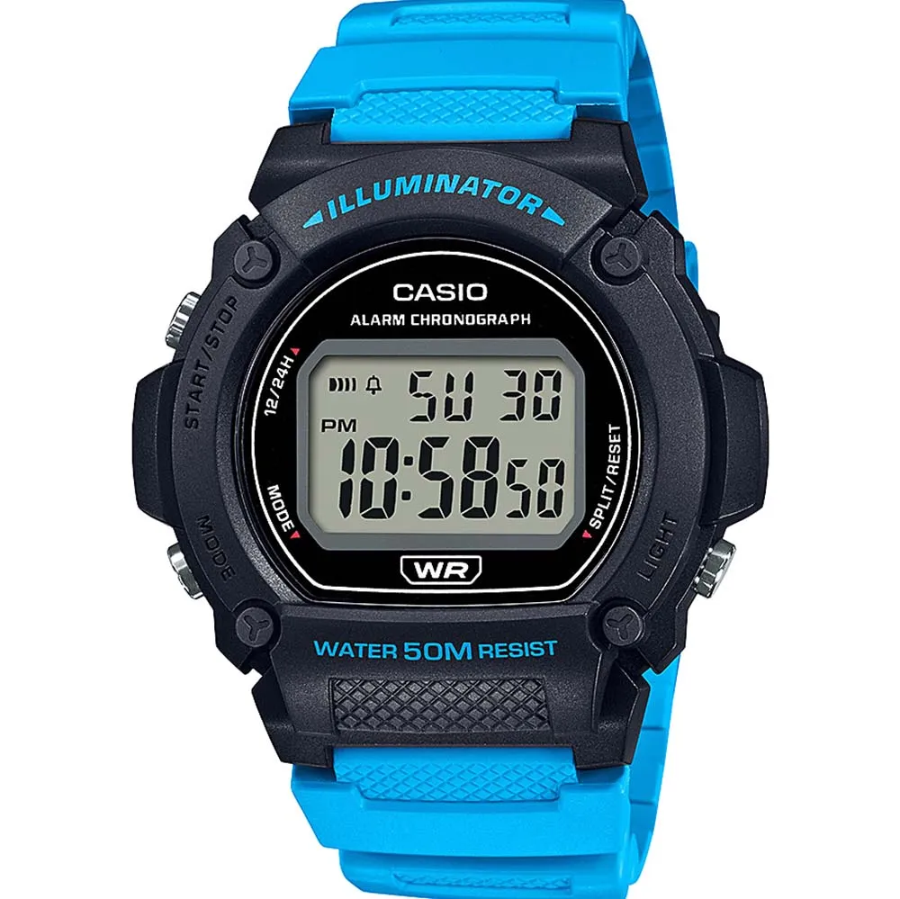 Digitale Damenuhren Casio W219H-2A2 Digital