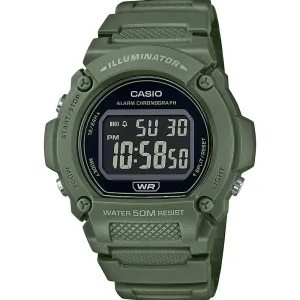 Digitale Damenuhren Casio W219HC-3B in Erdton