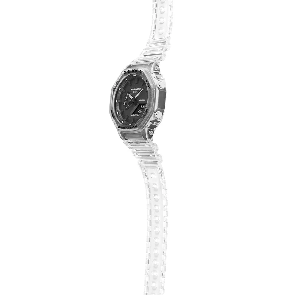 Digitale Damenuhren G-Shock GA2100SKE-7A 'CasiOak' Transparente Serie