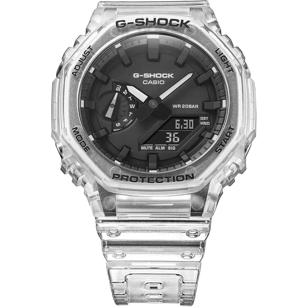 Digitale Damenuhren G-Shock GA2100SKE-7A 'CasiOak' Transparente Serie