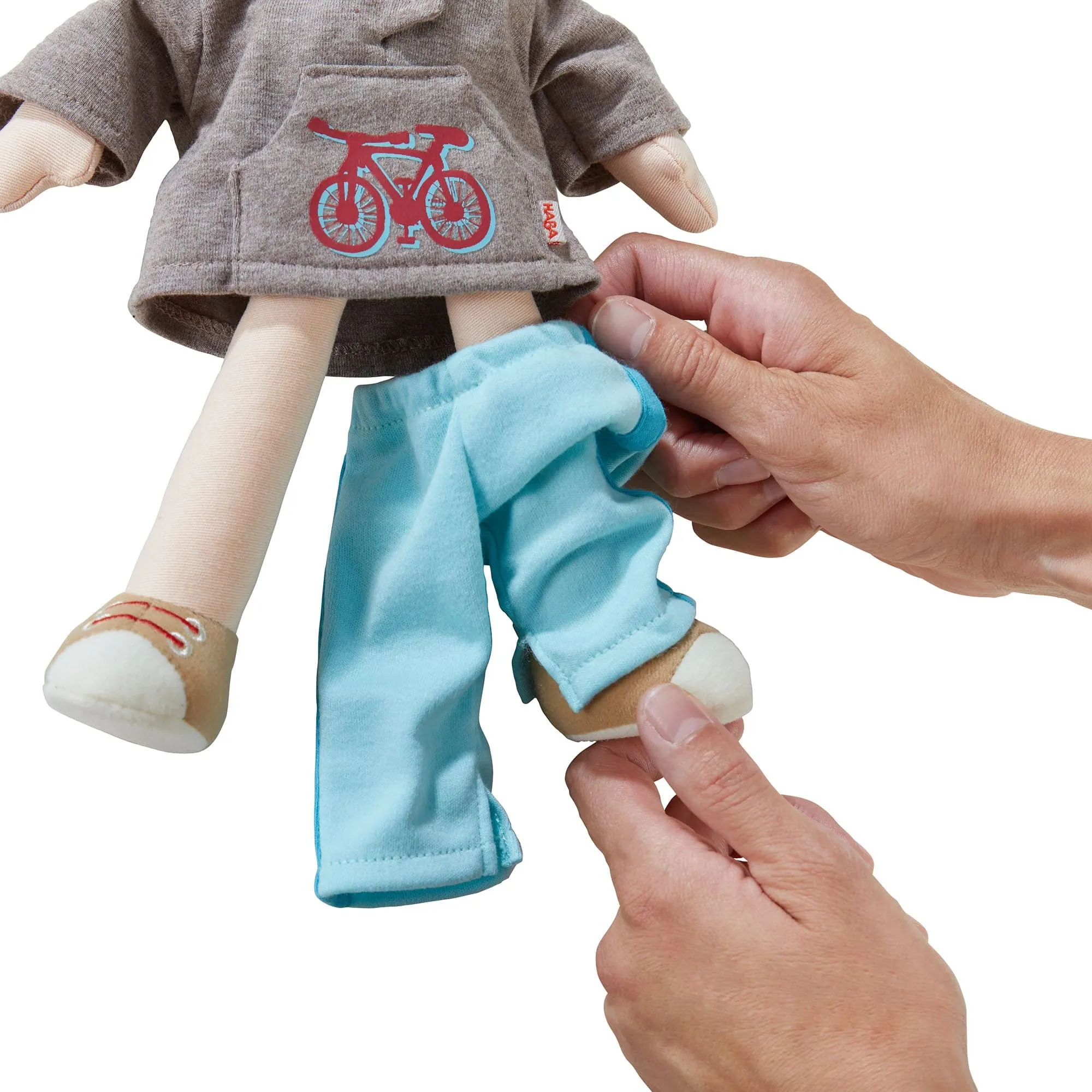 Puppe Lian mit Kapuzenpullover
