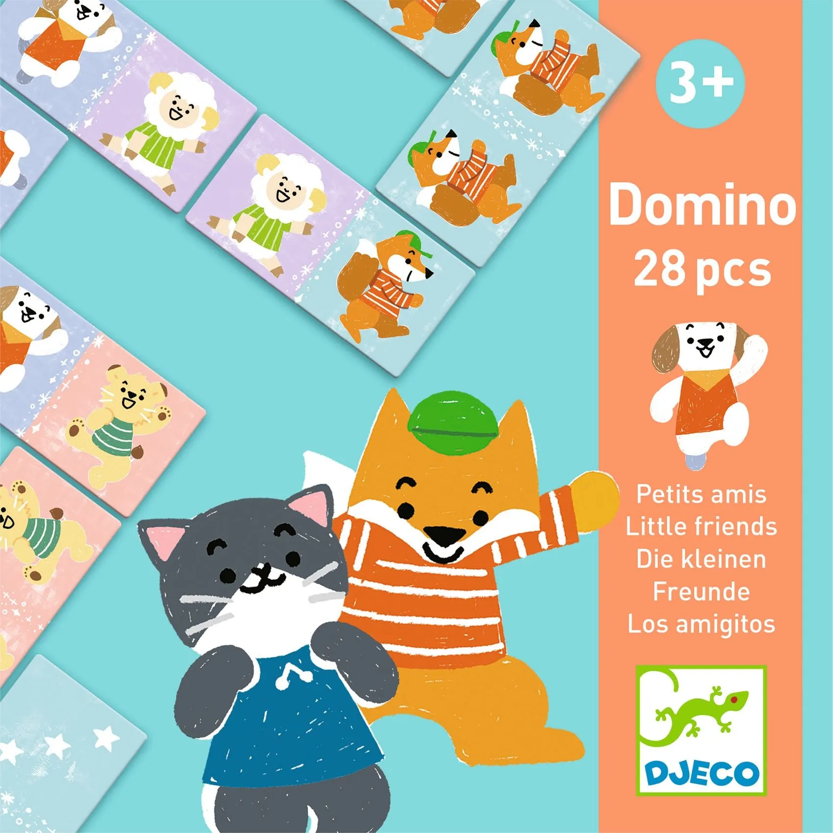 Domino Spiel - Kleine Freunde