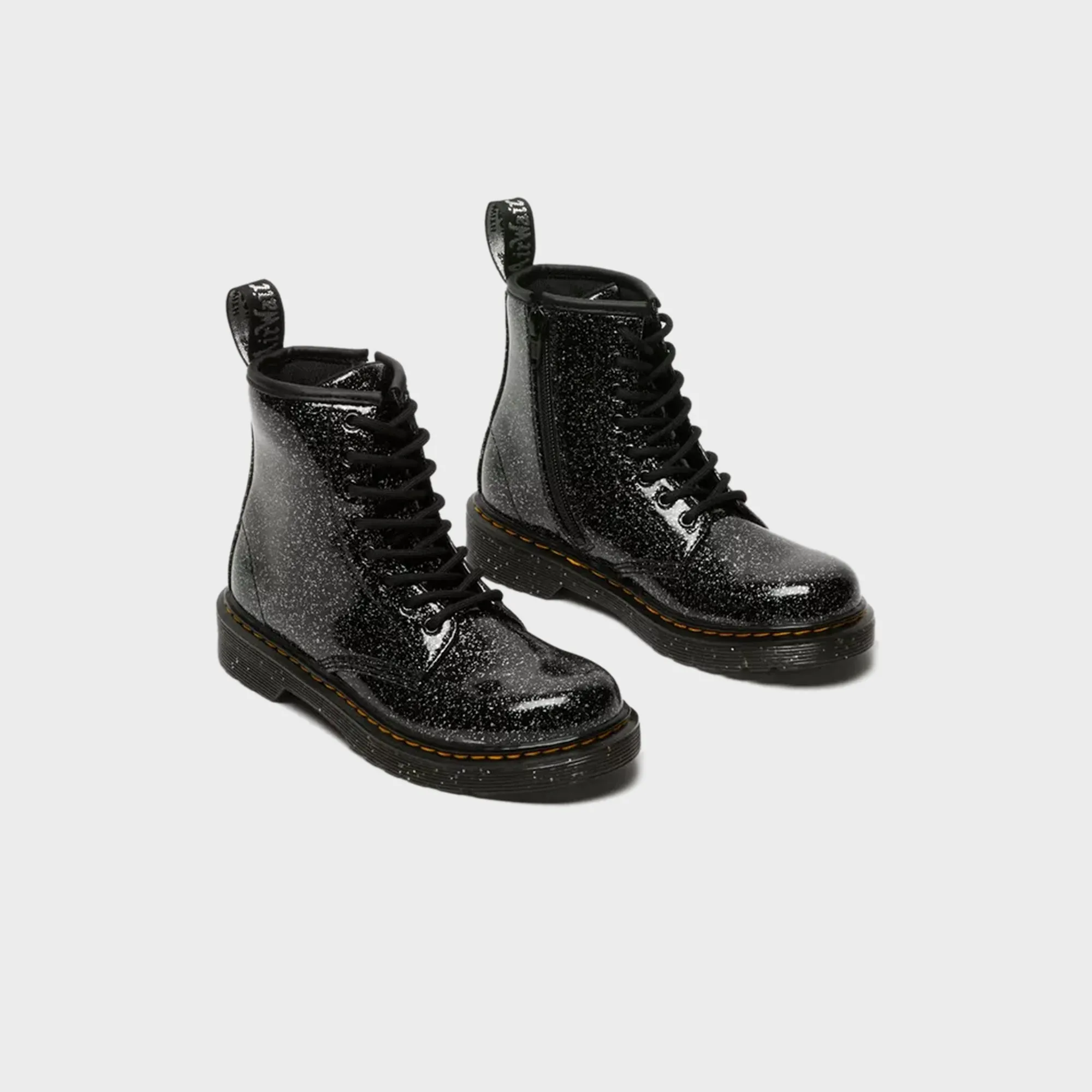 Dr. Martens Junior 1460 Knöchelstiefel - Schwarz Glitzer Dr. Martens Schuhe