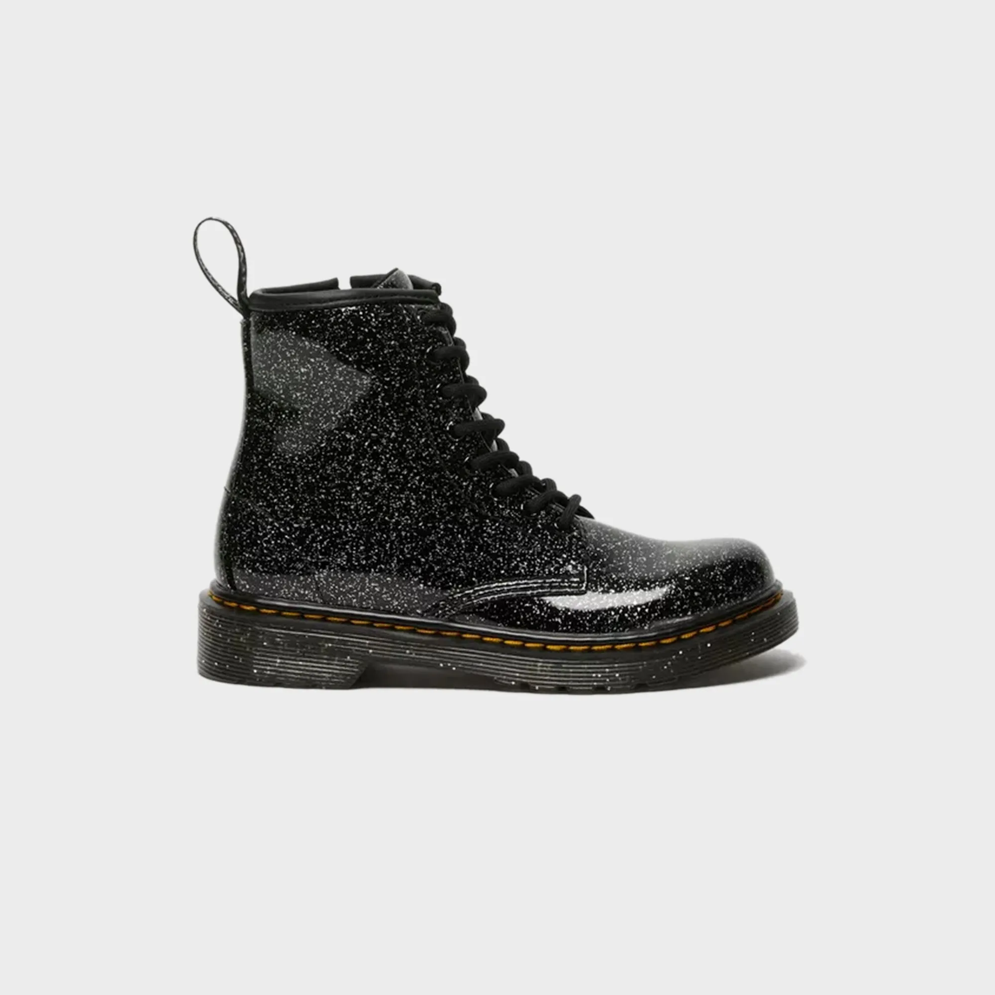 Dr. Martens Junior 1460 Knöchelstiefel - Schwarz Glitzer Dr. Martens Schuhe