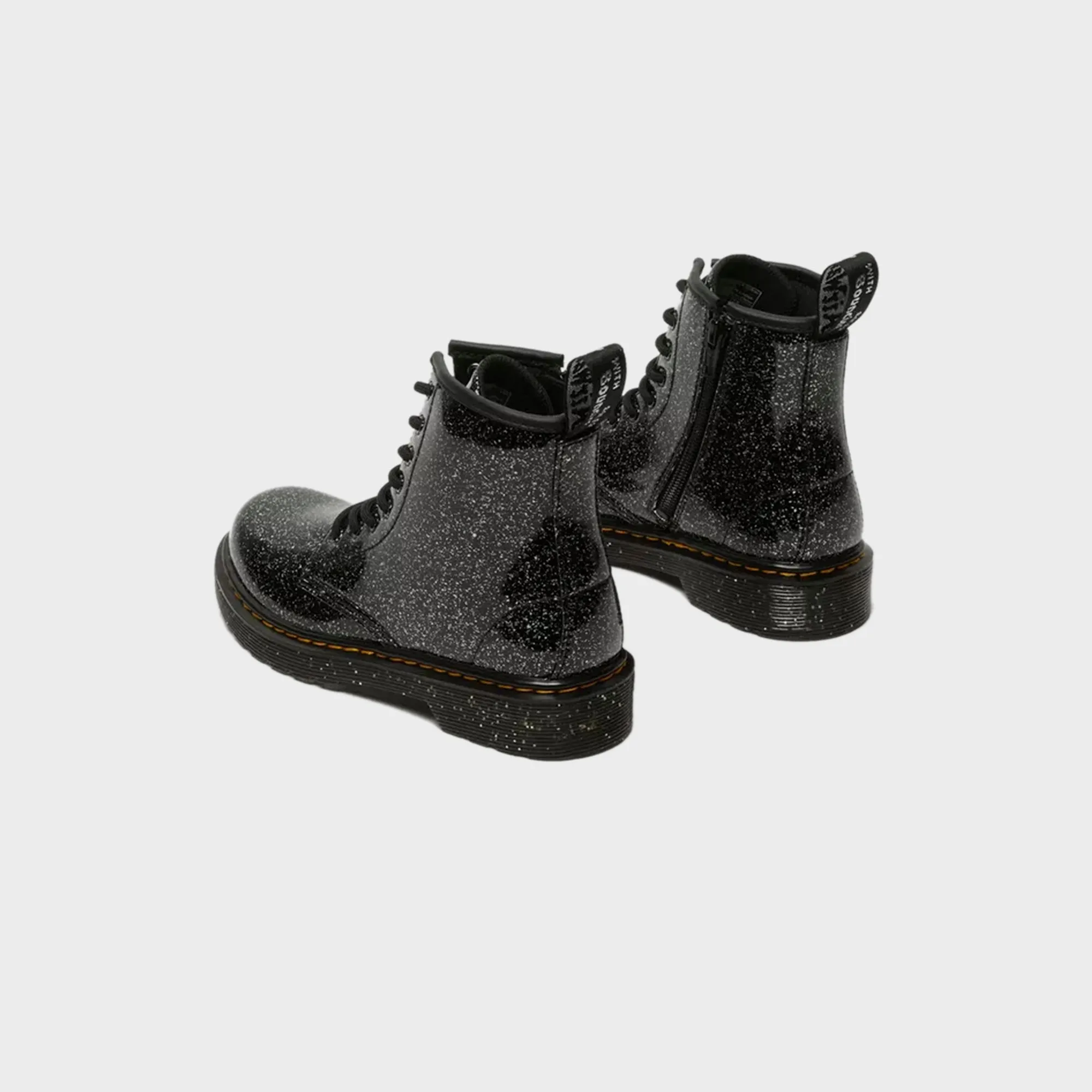 Dr. Martens Junior 1460 Knöchelstiefel - Schwarz Glitzer Dr. Martens Schuhe