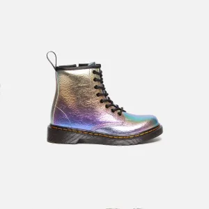 Dr. Martens Junior 1460 - Mehrfarbiger Regenbogen-Crinkle Dr. Martens Schuhe