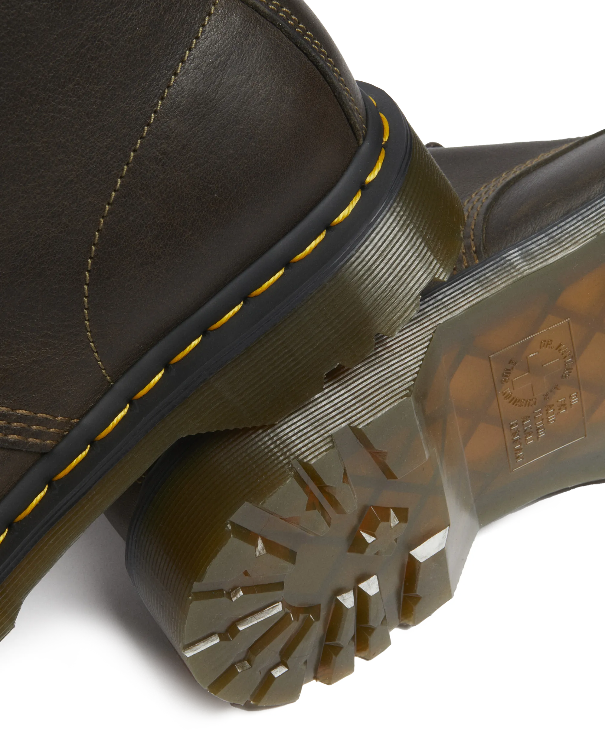 Dr. Martens Schuhe 1460 WL Grizzly Stiefel in Olive