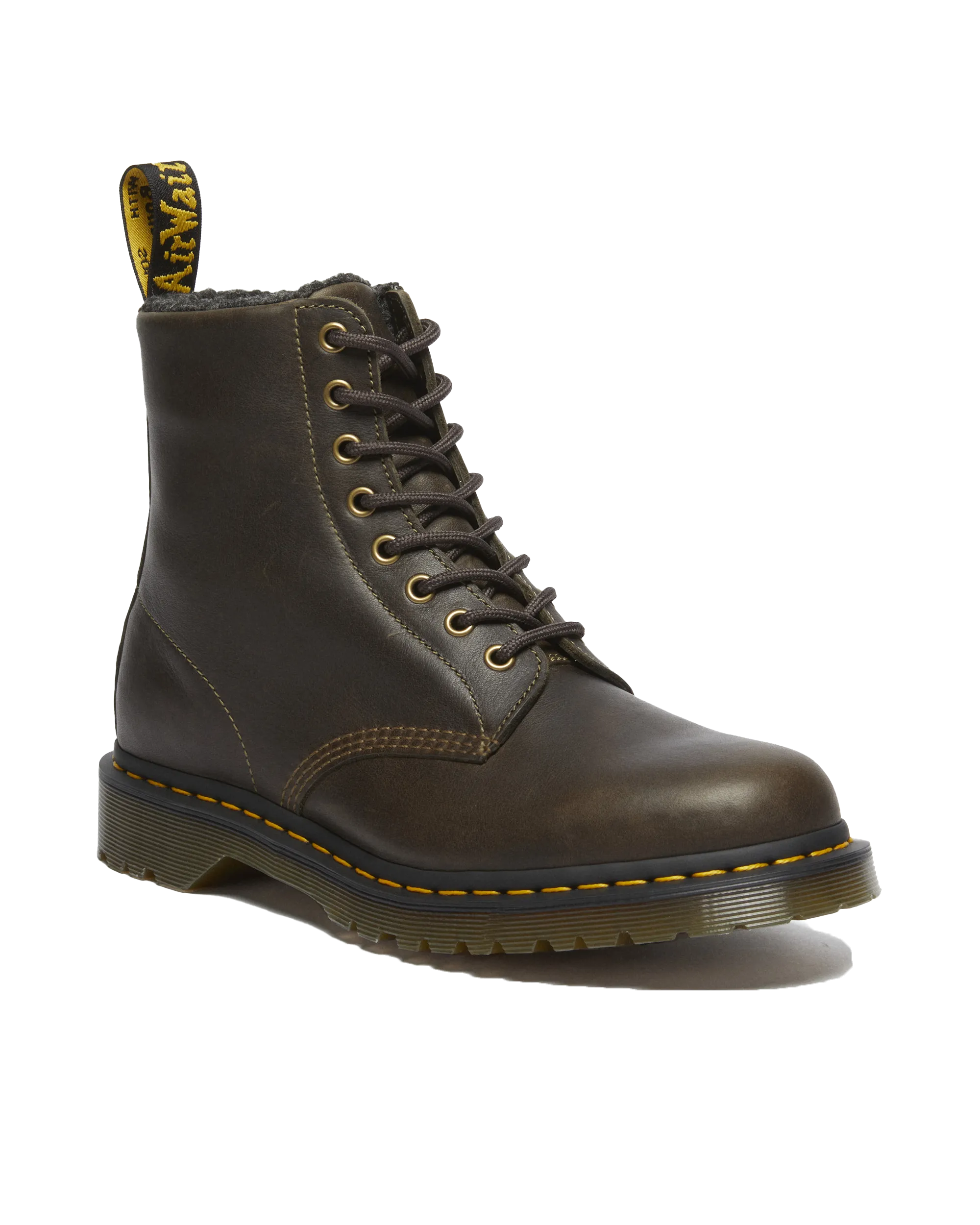 Dr. Martens Schuhe 1460 WL Grizzly Stiefel in Olive
