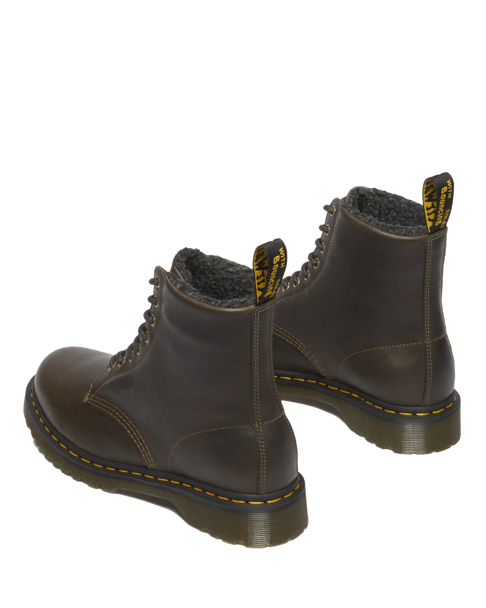Dr. Martens Schuhe 1460 WL Grizzly Stiefel in Olive