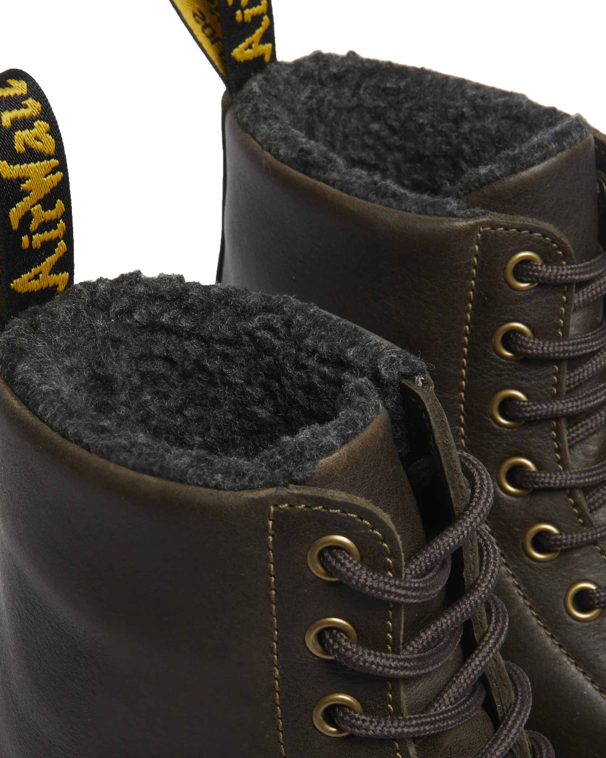 Dr. Martens Schuhe 1460 WL Grizzly Stiefel in Olive