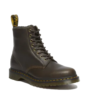 Dr. Martens Schuhe 1460 WL Grizzly Stiefel in Olive
