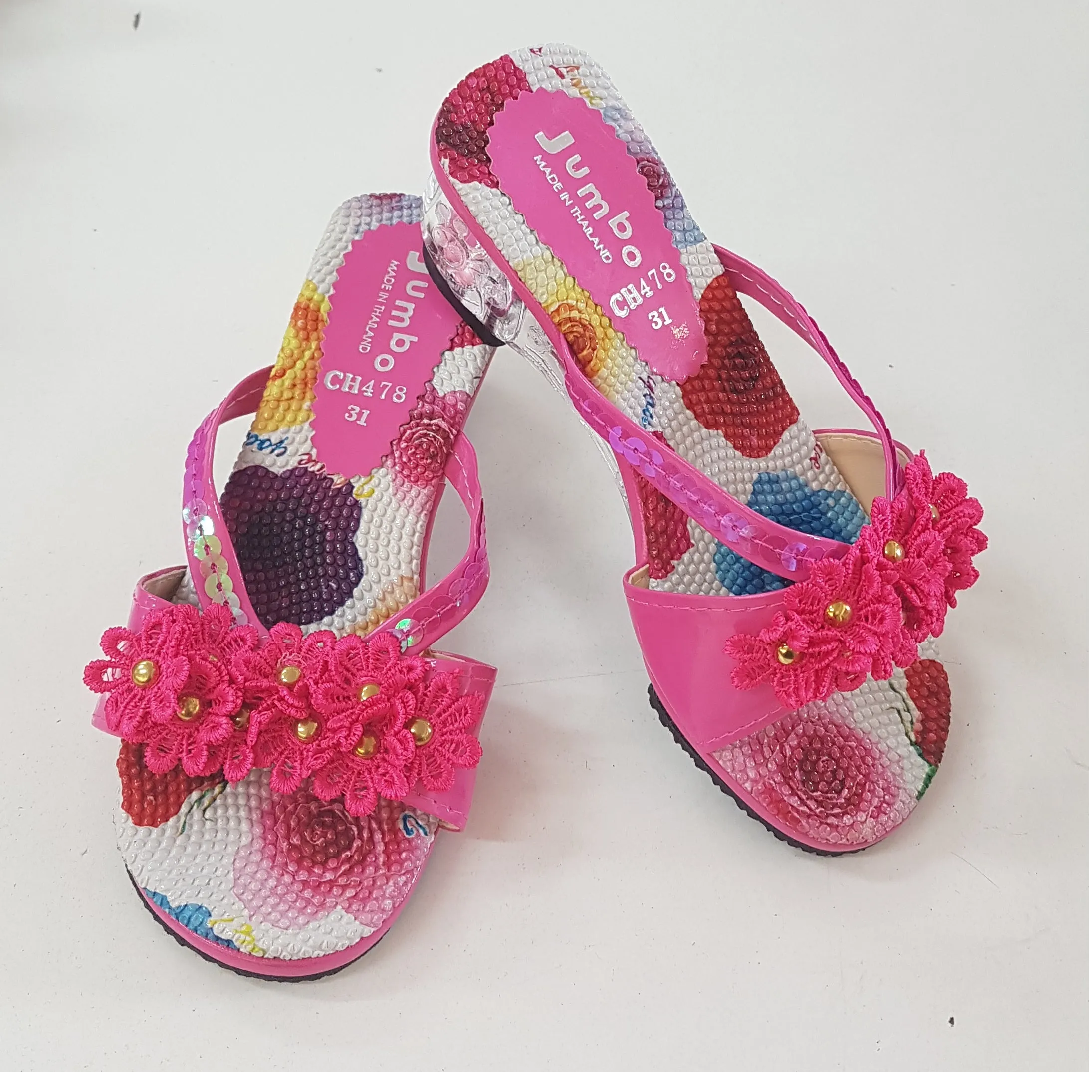 Schmuckschuhe Knallrosa CH478