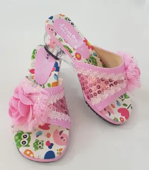 Schmuckschuhe Pink F7177