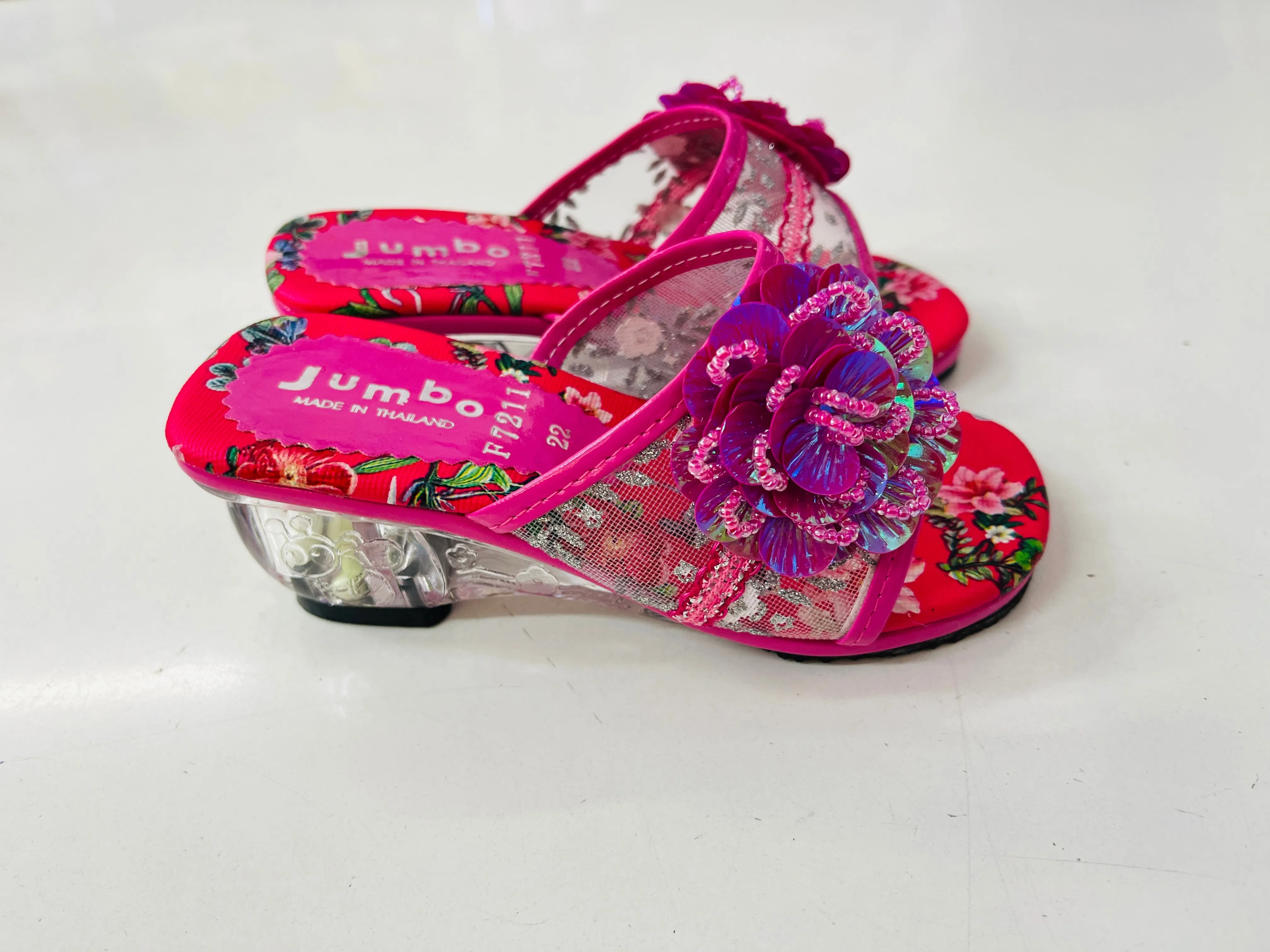 Schmuckschuhe Pink F7211