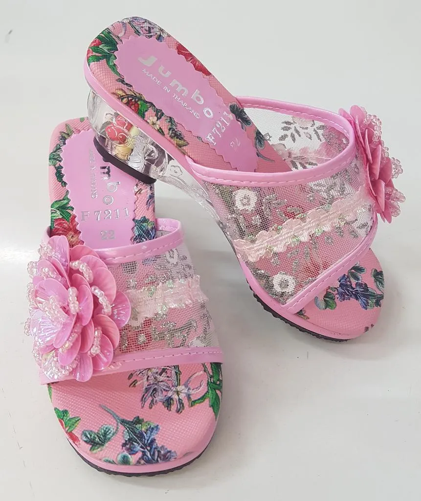 Festliche Schuhe Pink F7211