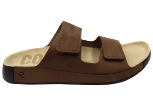 ECCO Herren Bequeme Leder 2nd Cozmo Slides Sandalen ECCO Schuhe