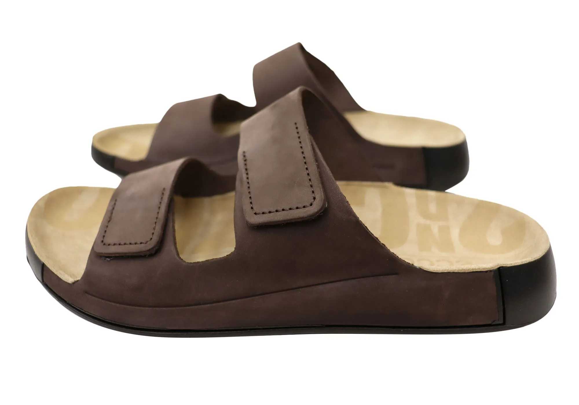 ECCO Herren Bequeme Leder 2nd Cozmo Slides Sandalen ECCO Schuhe
