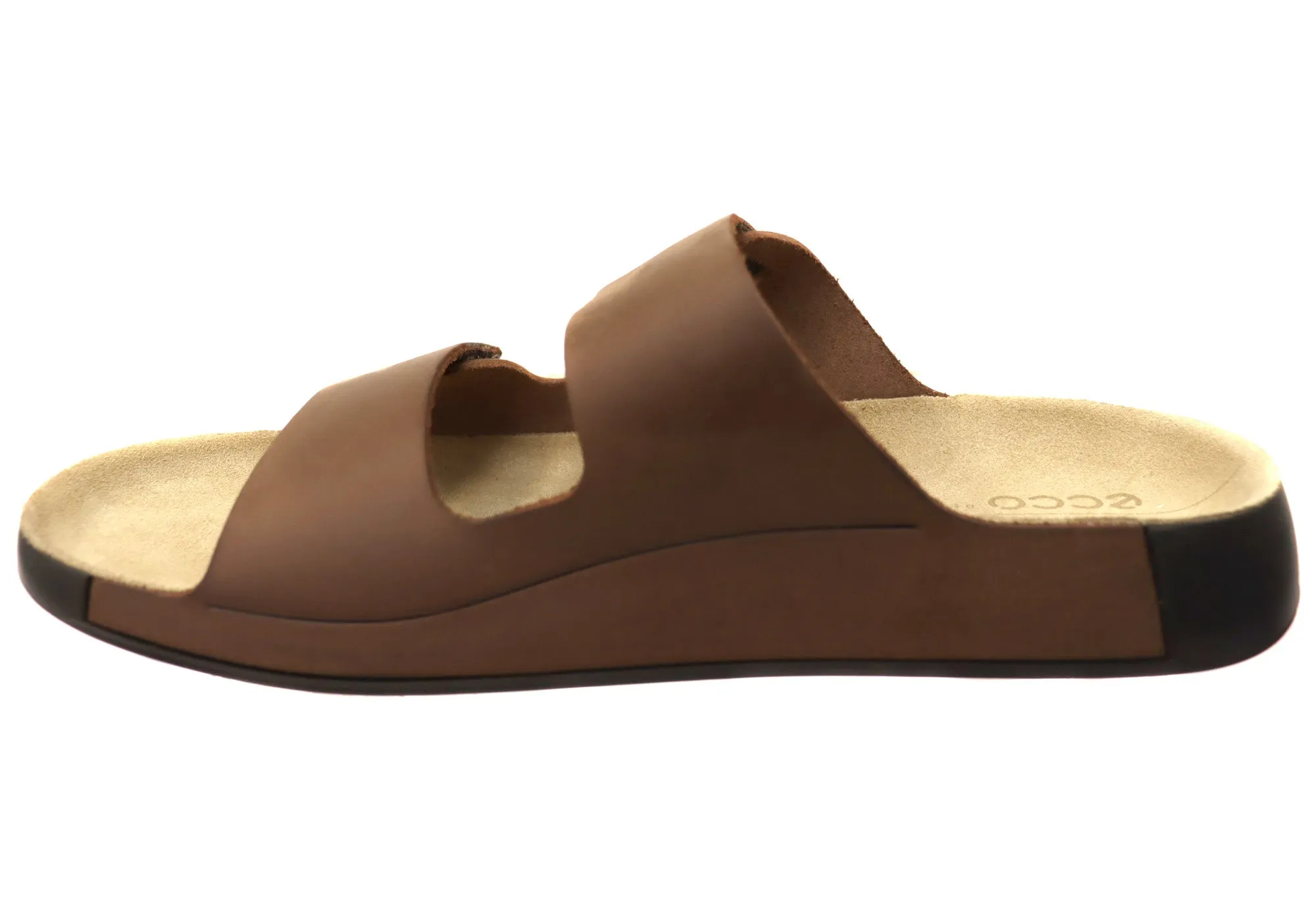 ECCO Herren Bequeme Leder 2nd Cozmo Slides Sandalen ECCO Schuhe