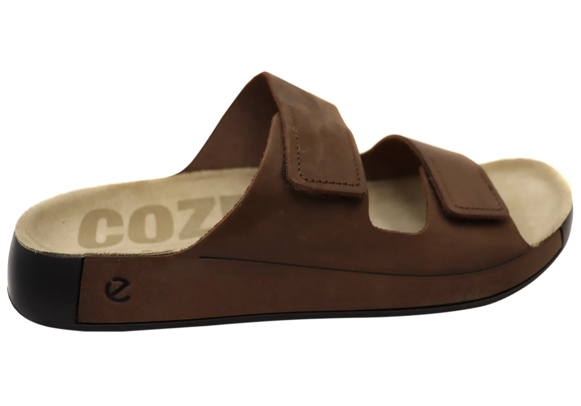 ECCO Herren Bequeme Leder 2nd Cozmo Slides Sandalen ECCO Schuhe