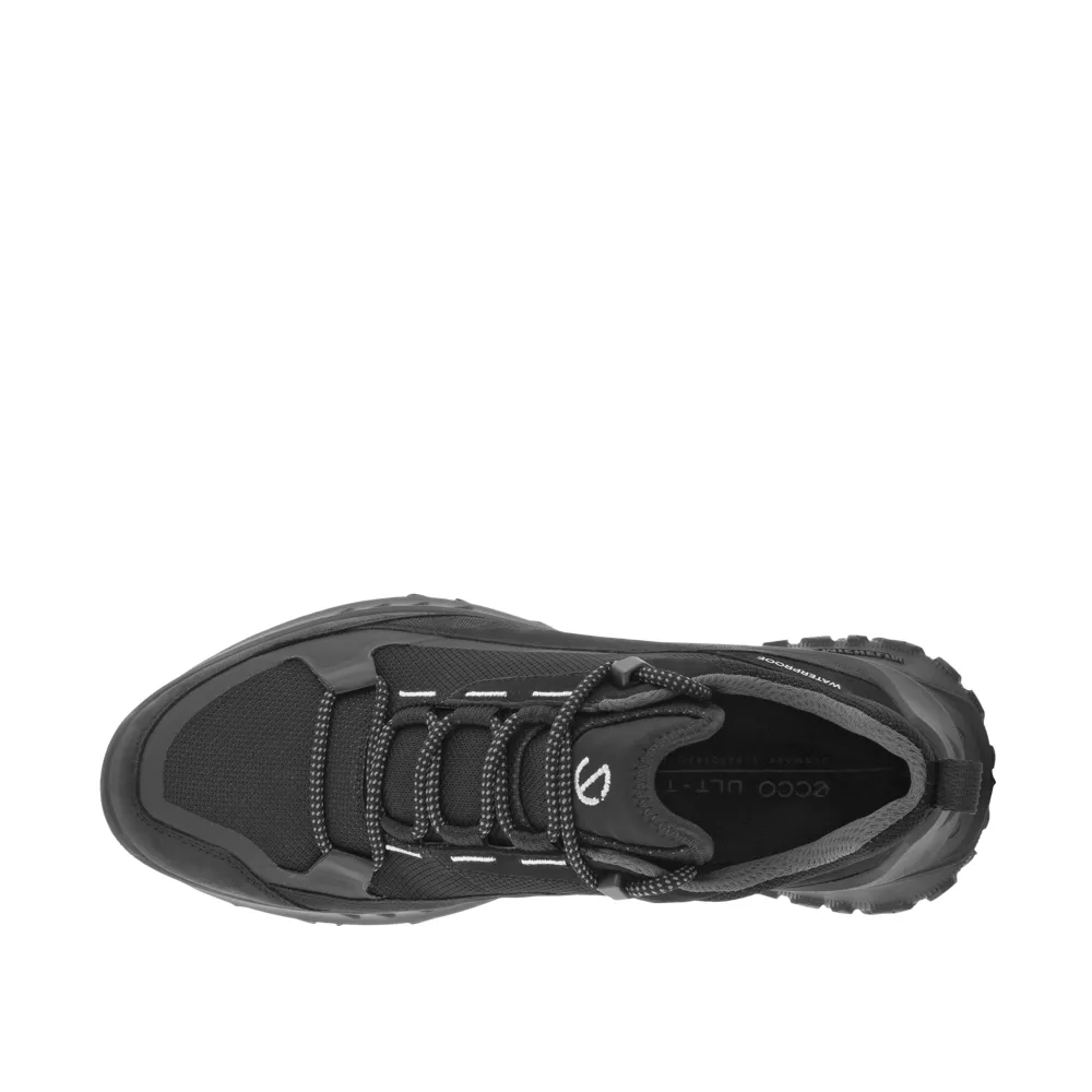 Ecco Herren ULT-TRN Niedrige Wasserdichte Schnürschuhe in Schwarz