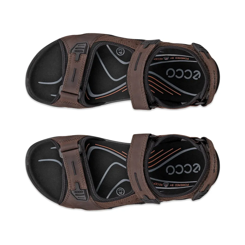 Ecco Herren Yucatan Sandale in Mokka