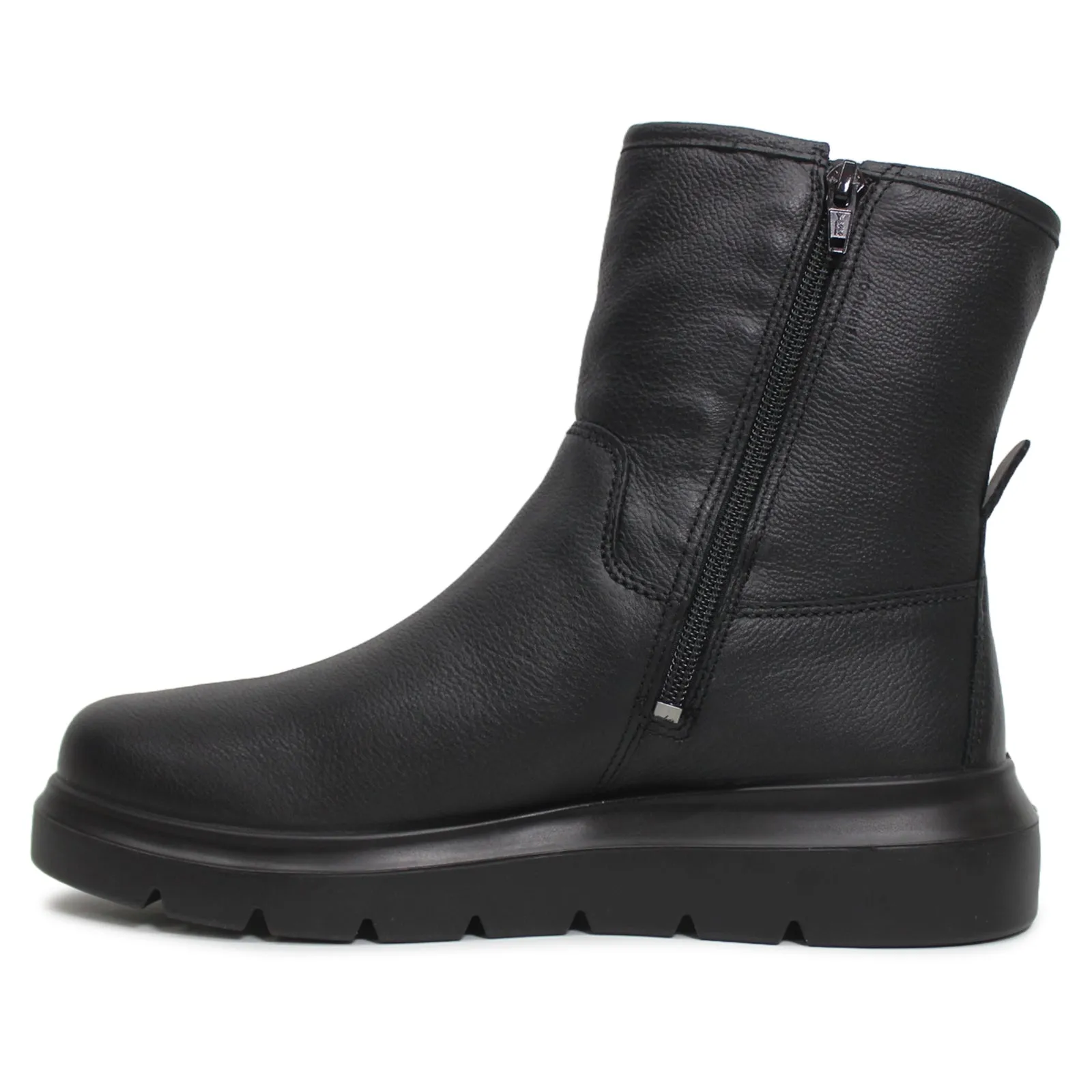 Ecco Nouvelle Vollnarbenleder Damen Stiefeletten mit Reißverschluss Ecco Schuhe