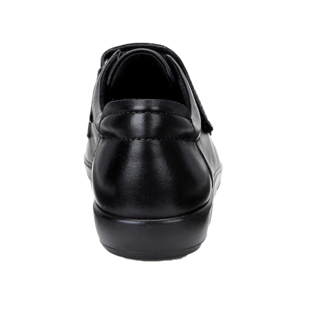 Ecco Soft 2.0 Damenschuhe aus Vollnappaleder mit Klettverschluss