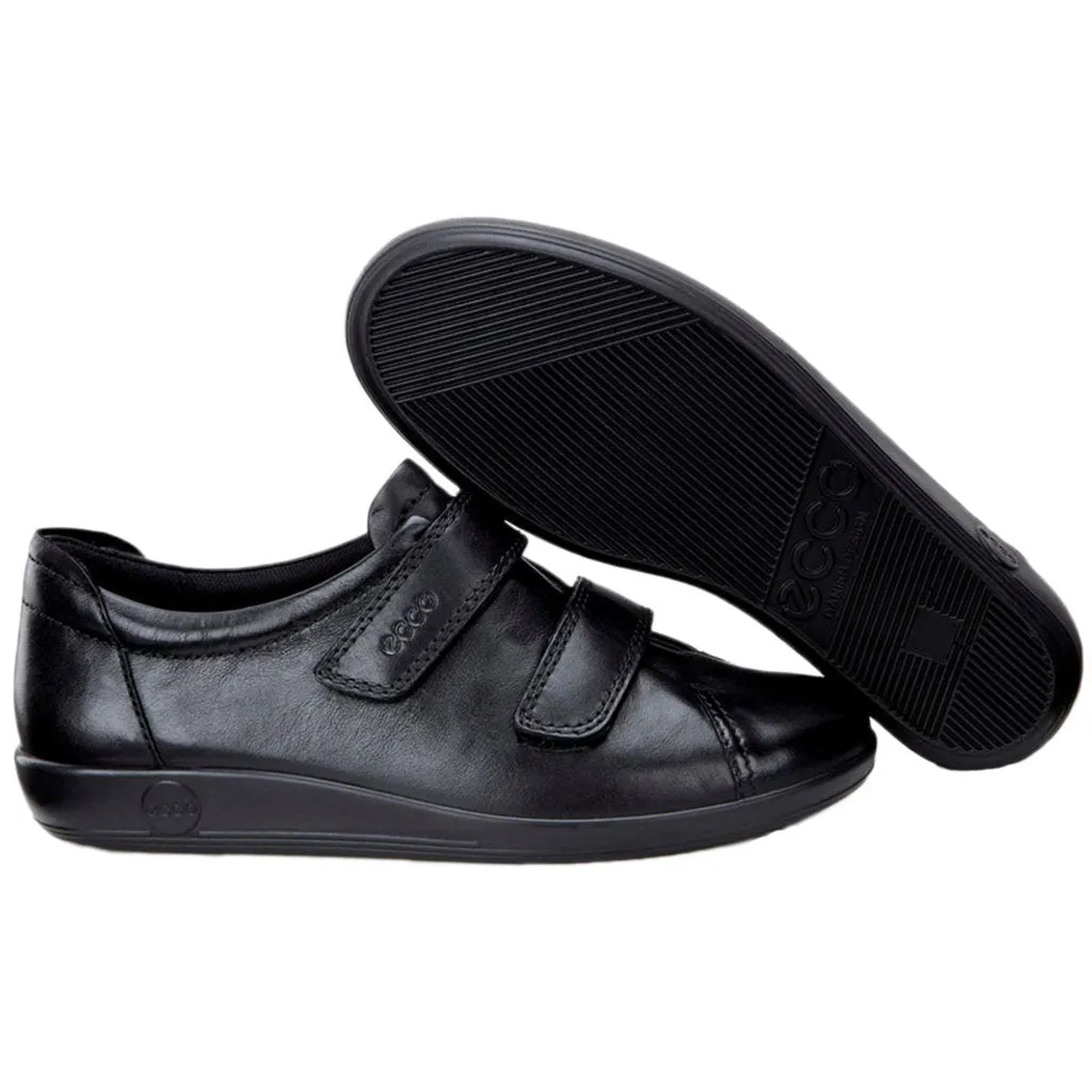 Ecco Soft 2.0 Damenschuhe aus Vollnappaleder mit Klettverschluss