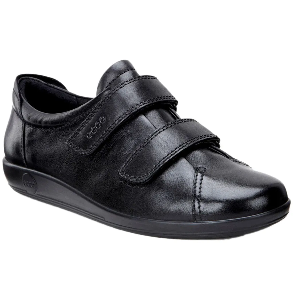 Ecco Soft 2.0 Damenschuhe aus Vollnappaleder mit Klettverschluss