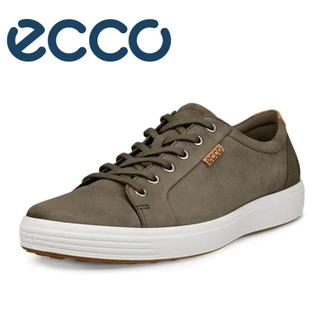 Ecco Soft Vii Tarmac Schnürschuh Grau