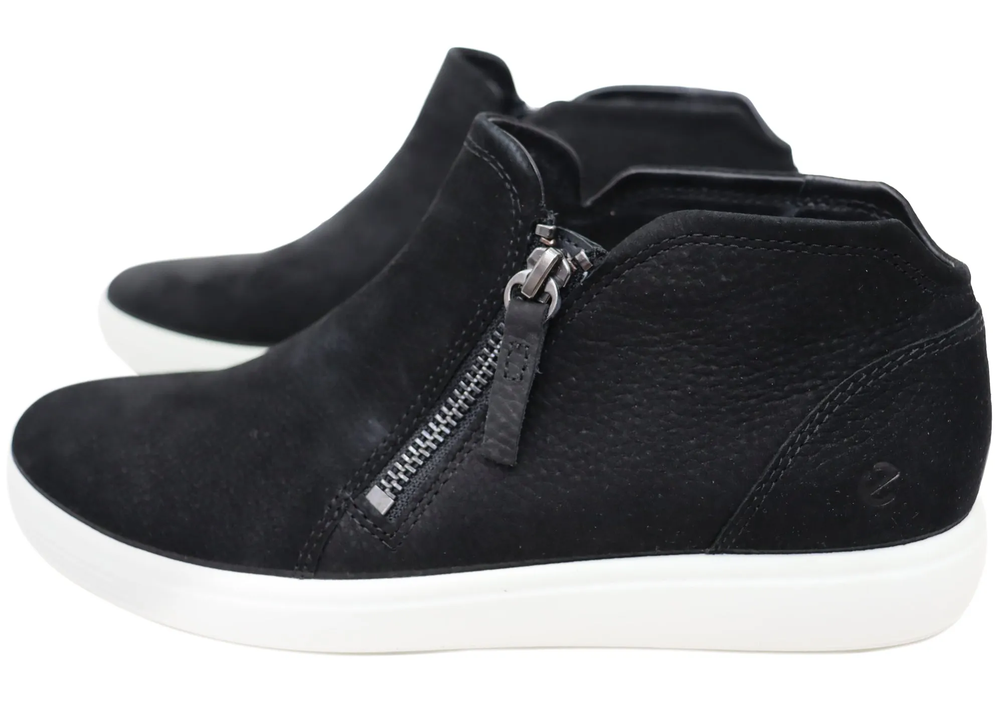 ECCO Damen Soft 7 Bequeme Nubuk-Leder Knöchelstiefel ECCO Schuhe