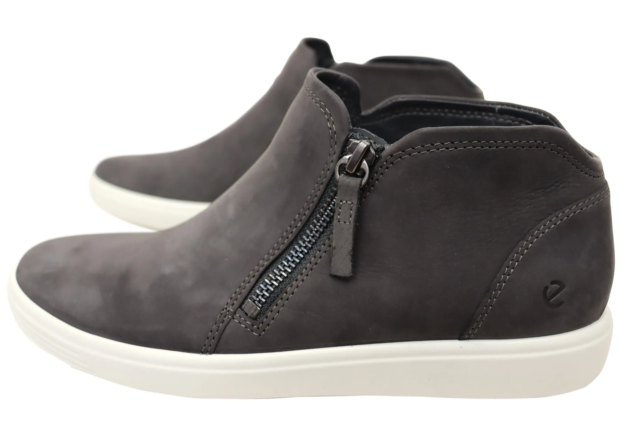 ECCO Damen Soft 7 Bequeme Nubuk-Leder Knöchelstiefel ECCO Schuhe