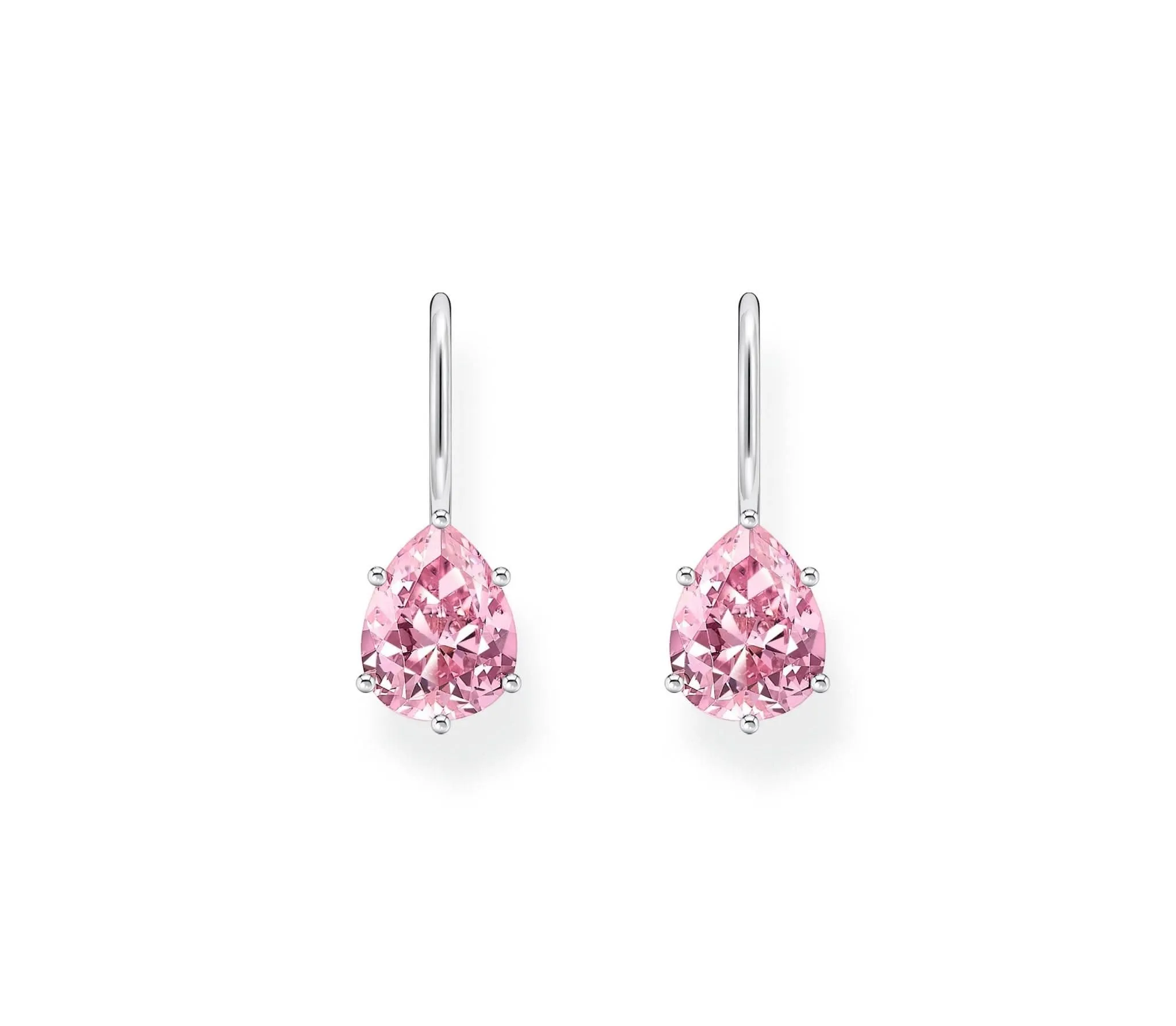 Essentials Sterling Silber Tropfenförmige Rosa Zirkonia Ohrringe H2290-051-9 Thomas Sabo Ohrringe
