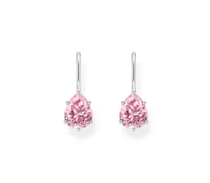 Essentials Sterling Silber Tropfenförmige Rosa Zirkonia Ohrringe H2290-051-9 Thomas Sabo Ohrringe