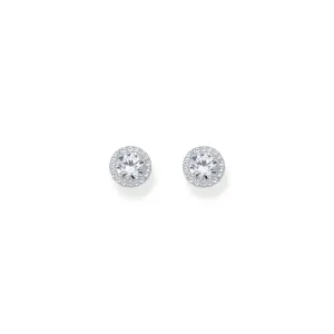 Essentials Sterling Silber Funkelnde Weiße Zirkonia Ohrringe H2304-051-14 Thomas Sabo Ohrringe