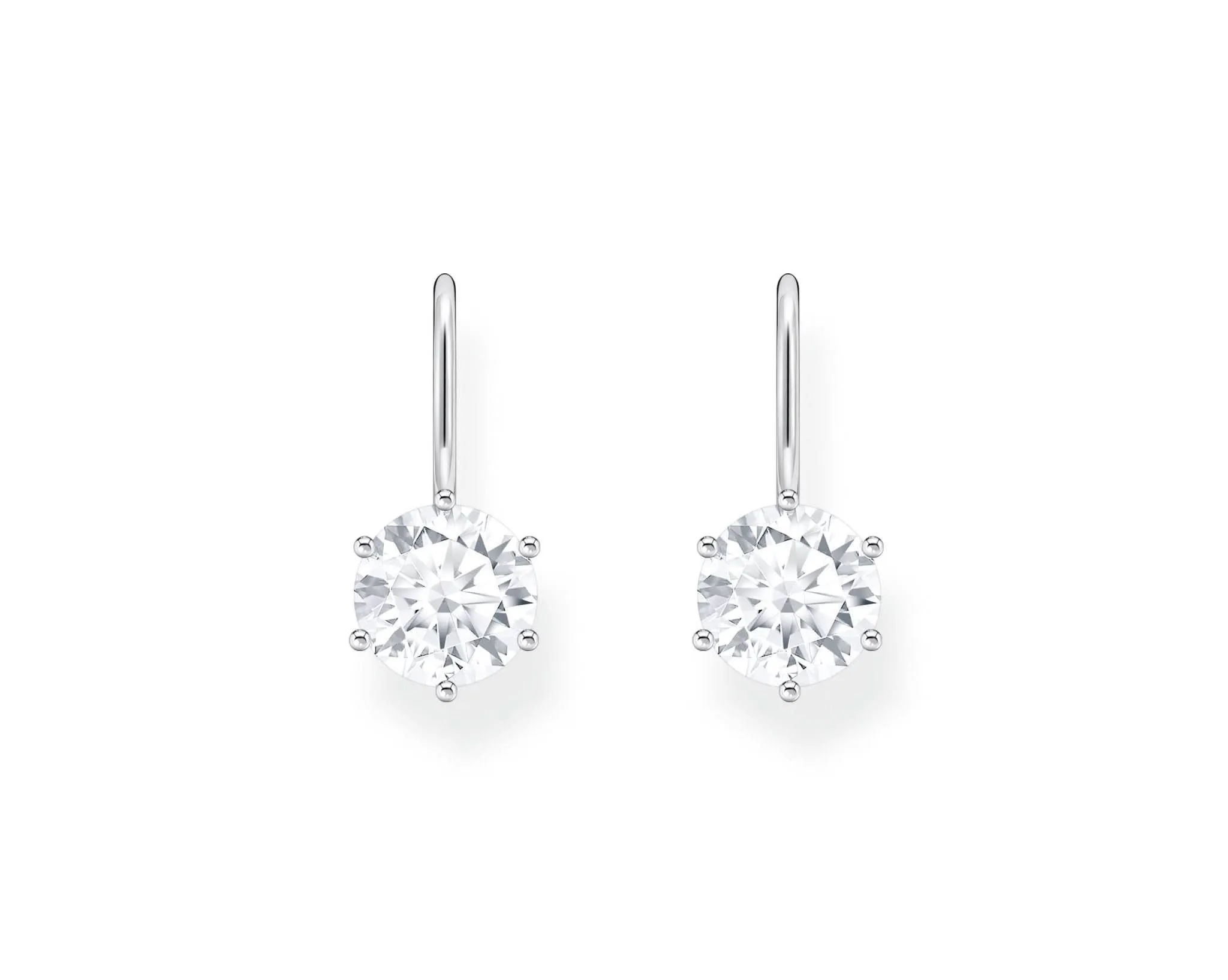 Essentials Sterling Silber Weiß Zirkonia Ohrringe H2287-051-14 Thomas Sabo Ohrringe