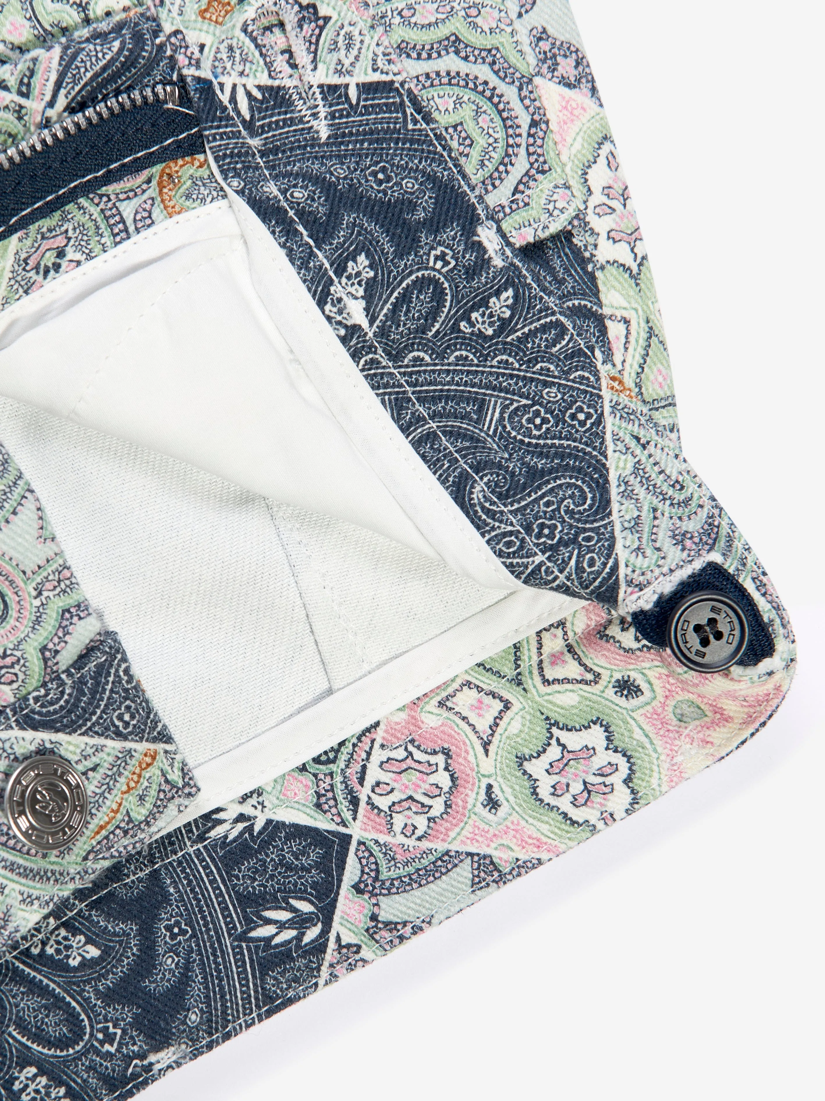 Etro Mädchen Paisley Hose in Blau