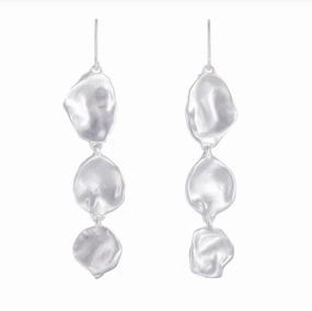 Fairley Golden Seashells Drops Silver