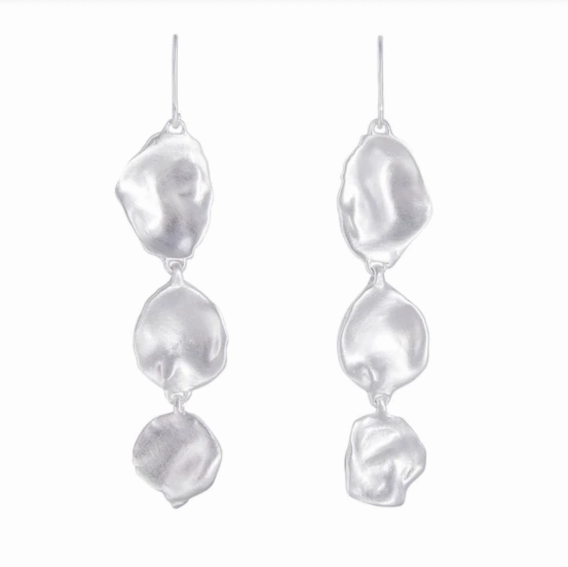Fairley Golden Seashells Drops Silver