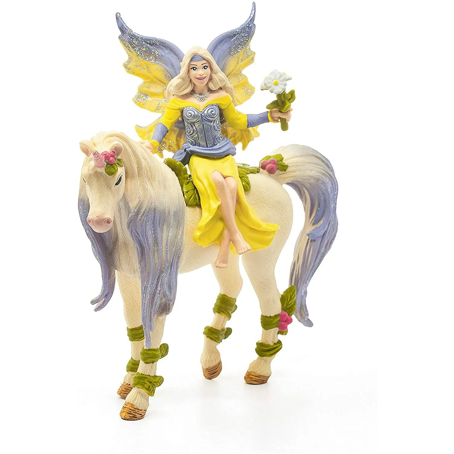 Fee Sera mit Blüten-Einhorn