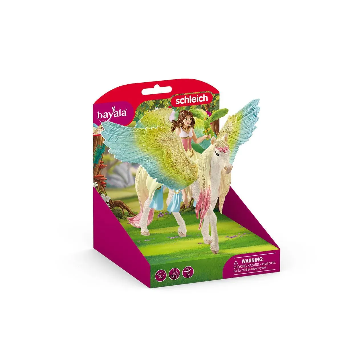 Feen-Surah mit glitzerndem Pegasus