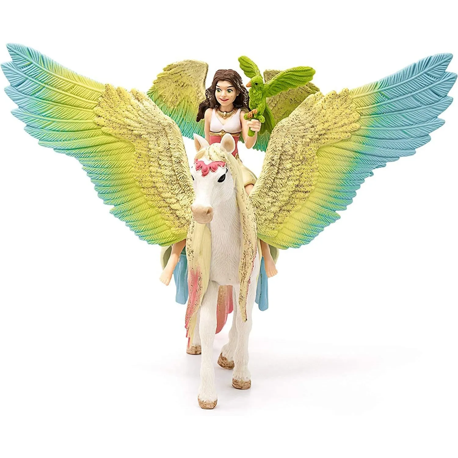 Feen-Surah mit glitzerndem Pegasus