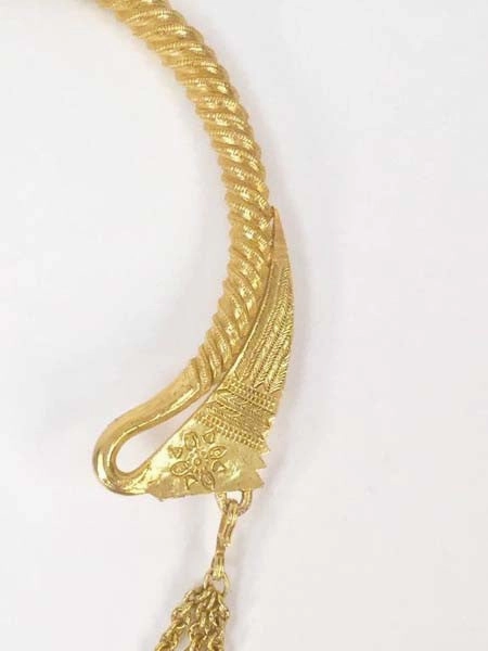 Fantastic 1970's Alexis Kirk Egyptian Revival Necklace