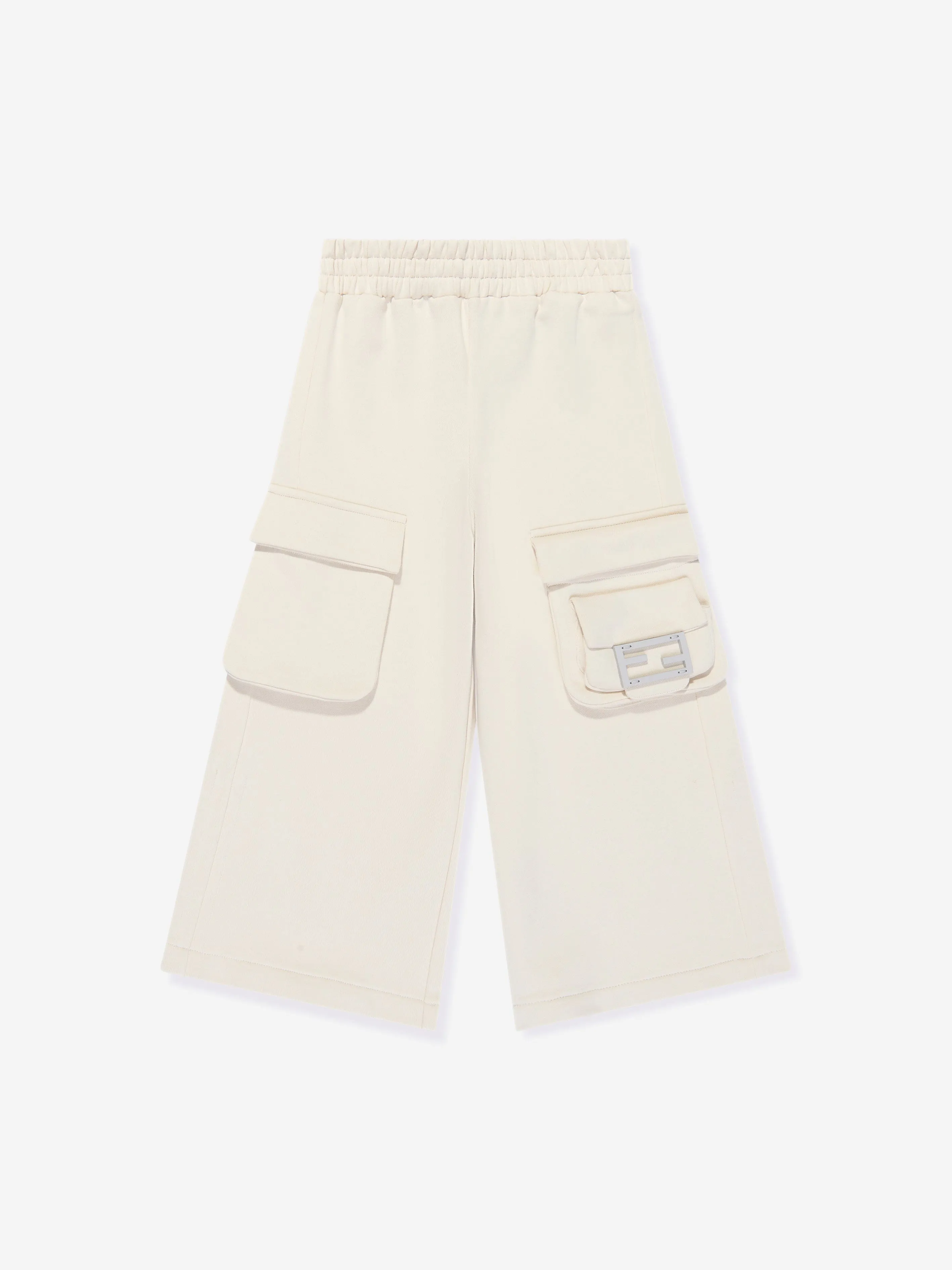 Fendi Girls Baguette-Hosentasche in Beige