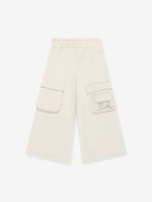 Fendi Girls Baguette-Hosentasche in Beige