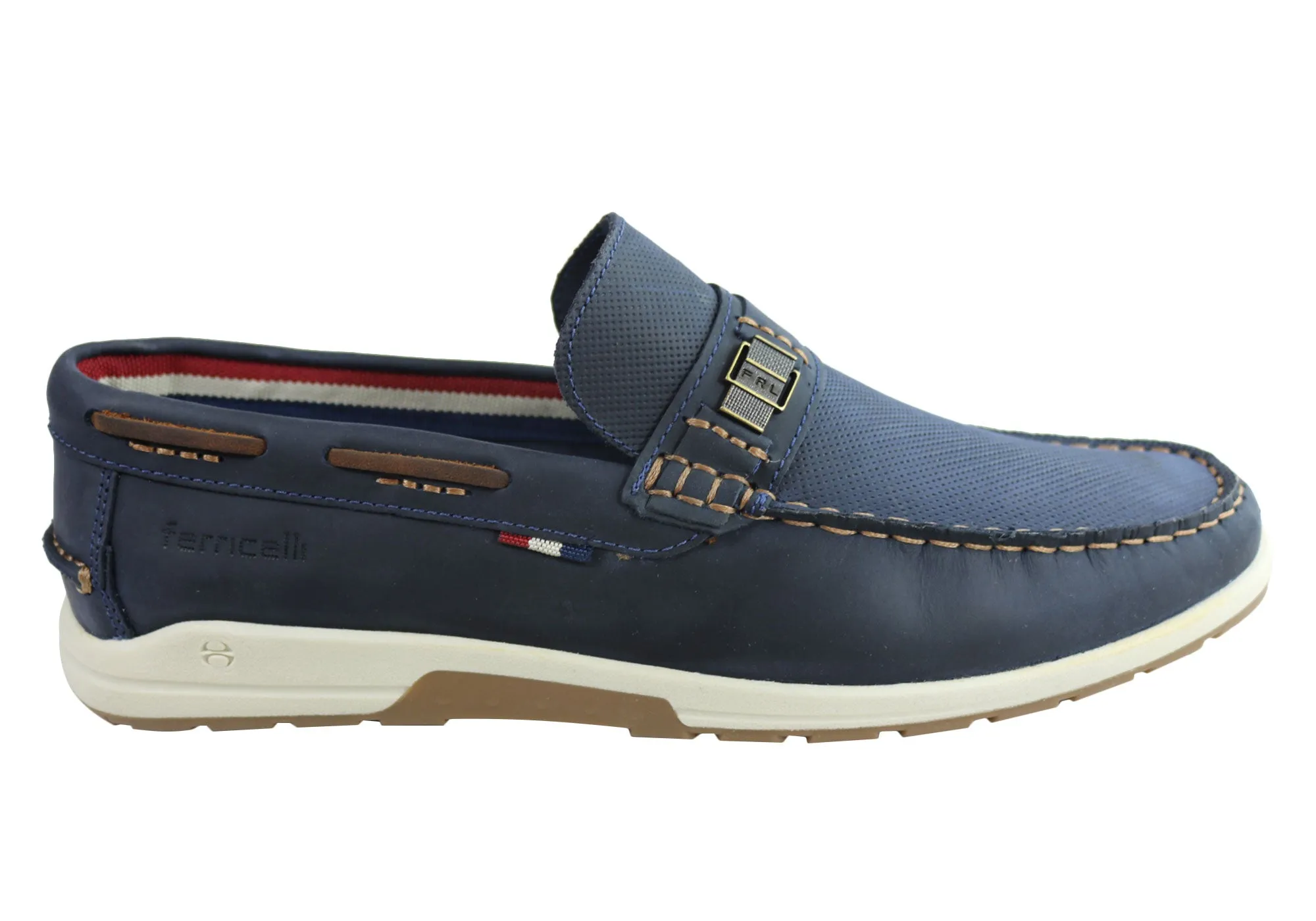 Ferricelli Connor Herren Leder Freizeit-Loafer Schuhe Hergestellt in Brasilien Ferricelli Schuhe