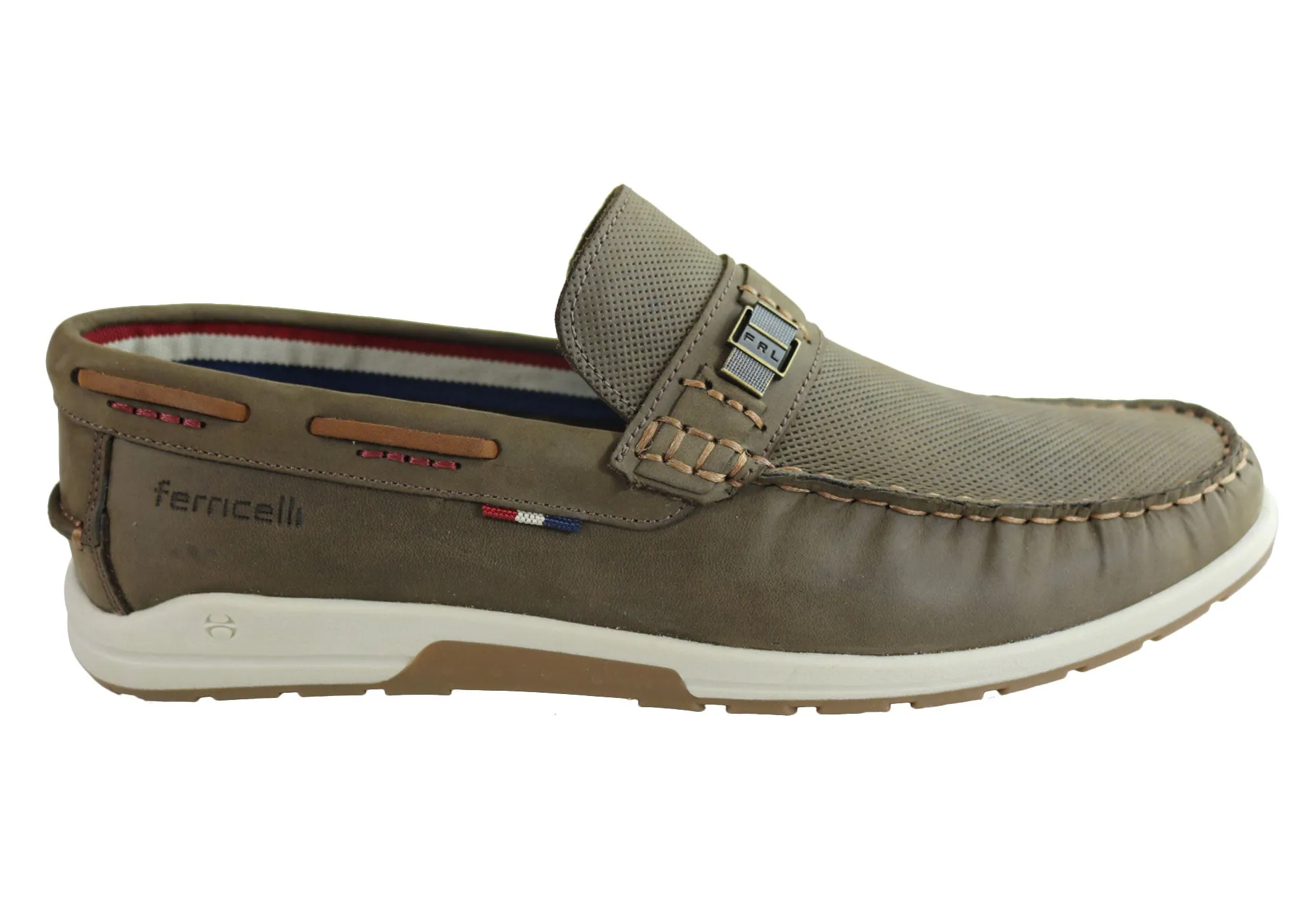 Ferricelli Connor Herren Leder Freizeit-Loafer Schuhe Hergestellt in Brasilien Ferricelli Schuhe