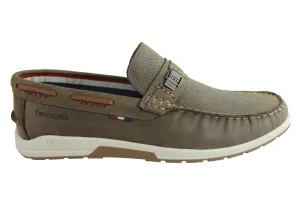 Ferricelli Connor Herren Leder Freizeit-Loafer Schuhe Hergestellt in Brasilien Ferricelli Schuhe